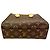 Louis Vuitton Sac Plat BB Monogram Tote Bag Castaño - vista 3