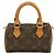 Borsa a mano mini Monogram Louis Vuitton Marrone