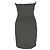 Vestido mini bustier Yves Saint Laurent en algodón gris - vista 4