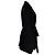Blazer de noche con cinturón en algodón negro Totême - vista 3
