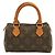 Louis Vuitton Monogram Mini-Handtasche Braun