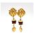 Orecchini Chanel Gripoix Mademoiselle Gold D'oro Metallico - vista 3