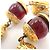 Orecchini Chanel Gripoix Mademoiselle Gold D'oro Metallico - vista 7