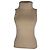 Haut sans manches en maille à col roulé Michael Kors en cachemire beige