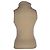 Haut sans manches en maille à col roulé Michael Kors en cachemire beige - vue 3