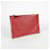 Valentino Garavani Clutch Rockstud in pelle rossa Rosso  - vista 3