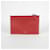 Valentino Garavani Clutch Rockstud in pelle rossa Rosso  - vista 4
