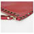 Valentino Garavani Clutch Rockstud in pelle rossa Rosso  - vista 7