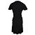 Mini abito Rimba Isabel Marant in lino nero - vista 3