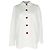 Comme Des Garcons Top de manga larga con botones Comme des Garçons Girl en algodón blanco Crudo