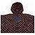 Louis Vuitton Giacca con cappuccio in nylon con monogramma rosso - vista 3