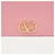 Valentino Garavani Porte-cartes Signature Logo Rose  - vue 2