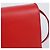 Céline Borsa a tracolla Classic Box in pelle rossa misura Medium - vista 4