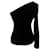Michael Kors One Shoulder Pullover aus schwarzem Kaschmir