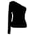 Michael Kors One Shoulder Pullover aus schwarzem Kaschmir - Ansicht 3