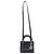 Mini borsa Lady Dior Strass Cannage in raso nero