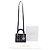 Mini borsa Lady Dior Strass Cannage in raso nero - vista 5