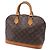 Borsa Louis Vuitton Monogram Alma PM in tela marrone Rosso - vista 2