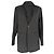 Blazer Rick Owens à revers châle et boutonnage simple en laine noire