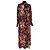 Completo abito maxi a maniche lunghe con stampa floreale in cotone multicolore Zimmermann