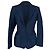 Blazer monopetto Lanvin con tasche in lino blu navy