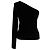Pull asymétrique Michael Kors en cachemire noir
