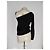 Pull asymétrique Michael Kors en cachemire noir - vue 9