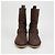 Botas Louis Vuitton de couro e pele de vitelo pony castanhas Marrom - vista 3