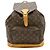 Montsouris Louis Vuitton Monogram Backpack Brown
