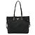 Bolso Tote de Nylon y Cuero Prada Negro