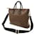Valigetta Louis Vuitton Monogram Macassar Marrone - vista 2