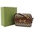 Borsa a tracolla Gucci Horsebit 1955 GG Supreme Marrone Beige - vista 9