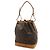 Borsa a tracolla Louis Vuitton Noe Monogram Marrone - vista 2