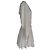 Alaïa Langarm-A-Linien-Minikleid aus weißer Baumwolle - Ansicht 2