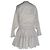 Alaïa Langarm-A-Linien-Minikleid aus weißer Baumwolle - Ansicht 3