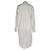 Céline Vestido camisa midi con botones Celine en algodón blanco Crudo - vista 3