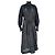 Conjunto de vestido midi com cinto e gola alta em algodão preto da Zimmermann