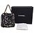 Timeless Borsa Chanel 22 trapuntata Camellia in cashmere nero - vista 5