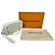 Clutch Louis Vuitton Monogram Pochette Volga in pelle bianca Bianco - vista 15