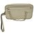 Clutch Louis Vuitton Monogram Pochette Volga in pelle bianca Bianco - vista 3