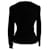 Alaïa V-Ausschnitt Pullover aus schwarzer Wolle  - Ansicht 2