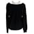 Alexander McQueen T V-Ausschnitt Pullover aus schwarzer Wolle