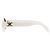 Céline Gafas de sol Celine Triomphe CL40194U de acetato blanco con montura oval Crudo - vista 3