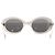 Céline Gafas de sol Celine Triomphe CL40194U de acetato blanco con montura oval Crudo - vista 4