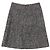 Chanel Gonna in tweed nero multicolore - vista 2