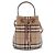 Burberry Mini borsa a sacchetto con coulisse TB Multicolore