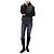 Moncler Down Mix Zip-Up Jacke Schwarz - Ansicht 9