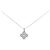 Autre Marque Collana in oro Au750 e diamanti Argento