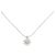 Autre Marque Collana in Diamanti Pt900 K18WG Argento