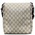 Borsa a tracolla Gucci GG Supreme in pelle Marrone Beige - vista 2